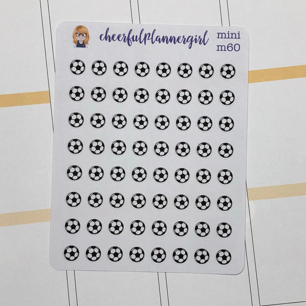 Soccer Mini Planner Stickers – CheerfulPlannerGirl